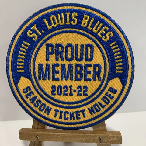 ST LOUIS BLUES Season Ticket Holder Patch 21-22 New Iron On Free Shipping Cover