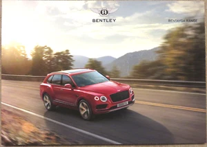 Bentley Bentayga Prospekt Brochure von 2018, 42 Seiten deutsch - Bild 1 von 8
