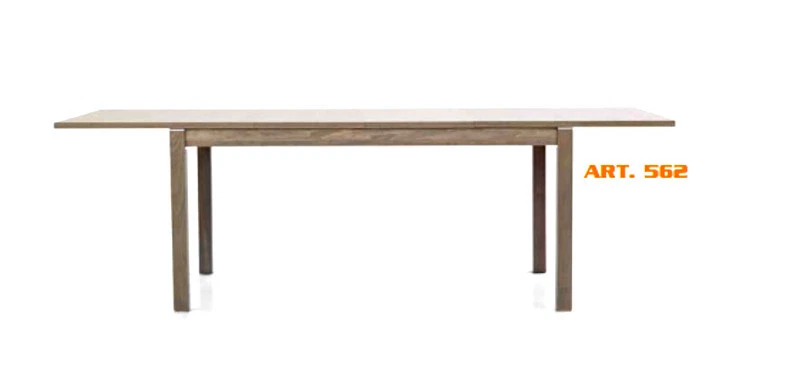 Modern Extendable Dining Table Gray Oak Design Living Room Kitchen - Image 1 of 1