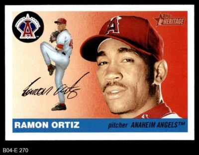 2004 Topps Heritage #270 Ramon Ortiz Angels 8 - NM/MT - Image 1 of 2