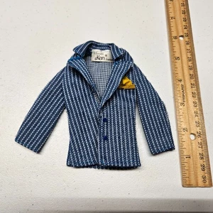 Vintage KEN FASHION FAVORITES Nadelstreifen Anzug Jacke #2800 - Barbie Junge Puppe 1969 - Bild 1 von 4