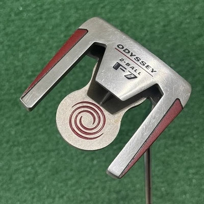 Odyssey 2-Ball F7 Mallet Putter, Right Handed RH, 36.5", Super Stroke Slim 3.0 - Image 1 of 4