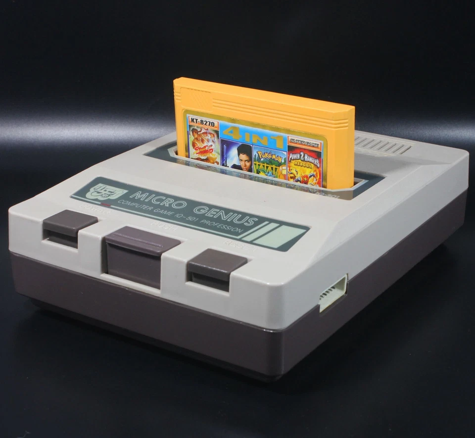 Consola de juegos Micro Genius IQ-501 vintage Famiclone de 8 bits Foto 1 de 4