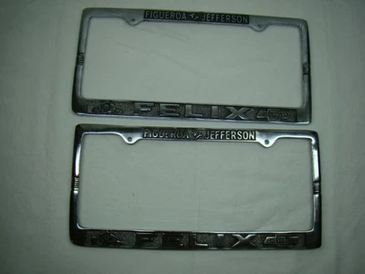 usado reproducción años 30 Félix gato matrícula marcos par 2 marcos chevy felix Foto 1 de 4