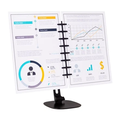 Desktop Titan Document Holder for Typing | Compact 2 Page Paper Holder Stand ... - Image 1 of 4