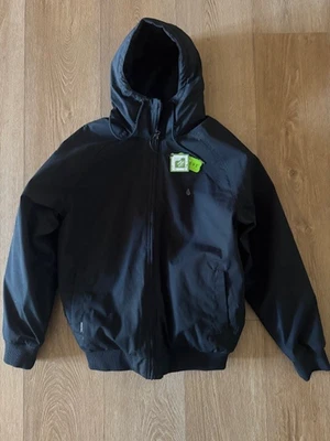 Volcom Hernan 5K Jacket Mens M Medium Black Water Resistant Hooded Insulated NWT - Image 1 of 4