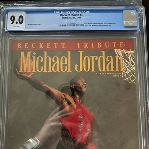 CGC 9.0 1993 Beckett Tribute Michael Jordan #3 - Picture 1 of 3