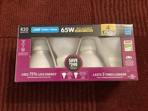 Feit R30 Reflector Conserv Energy 65W Replacement Light Bulbs 4-Pack #440076 New - Picture 1 of 3