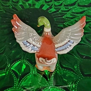 HR Hagen Renaker Monrovia Mallard Drake #134 Miniature Duck Figurine - Picture 1 of 6