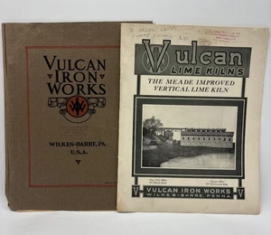 Vintage Vulcan Iron Works Brochure Catalog Advertisements Lime Kiln - Picture 1 of 8