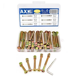 Baby Bed Crib Screws Hardware Replacement Kit, 25-Set One Size, galvanized  - Picture 1 of 7