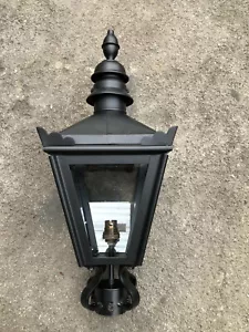 Laterne kleine traditionelle viktorianische kabelgebundene Reisebuslampe Eingang Außenleuchte - Bild 1 von 10