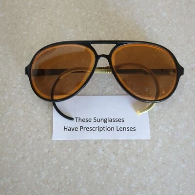 Vintage B&L RAY-BAN? Gafas de sol de aviador de nailon solo con monturas Foto 1 de 4