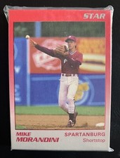 1989 Star Company SPARTANBURG PHILLIES Minor League Set (Mike Morandini)