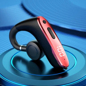 Business Wireless Headphones Bluetooth Wireless Earphone Ear Hook Headset w/ Mic - Picture 1 of 16