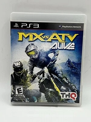 MX vs. ATV Alive (Sony PlayStation 3, PS3, 2011) CIB Great Condition THQ - Image 1 of 4