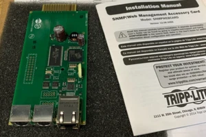 Tripp Lite UPS SNMP/Web Management Accessory Card - SNMPWEBCARD AC8813 - Picture 1 of 3