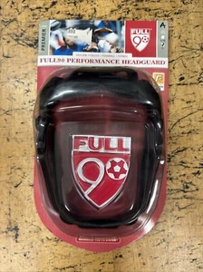 FULL 90 SPORTS Large Premier A Performance SOCCER HEADGUARD Headgear Black New - Picture 1 of 8