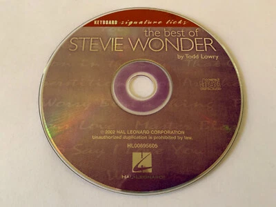 Hal Leonard Keyboard signature licks, the best of Stevie Wonder, CD Only - Image 1 of 4