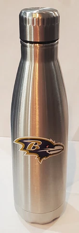 Baltimore Ravens 17oz Stainless Steel Bottle - NFL Cover