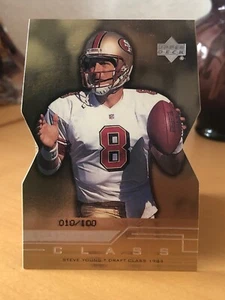 1999 Upper Deck Quarterback Class Quantum Silver 49ers QC11 STEVE YOUNG /100 - Bild 1 von 1