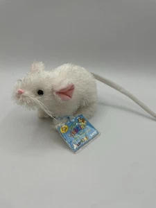 New Ganz Webkinz Lil Kinz White Mouse Plush HS207 Sealed Code Rat Rodent 6" - Picture 1 of 11