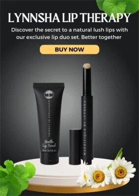 LIP CARE DUO Skincare Treatment Lip scrub & Lip Theraphy Balm VEGAN -By Lynnsha - Image 1 of 4
