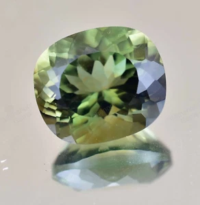 Natural Hiddenite 13.40 Ct Green Extremely Rare Certified Stunning Gemstone - Picture 1 of 6