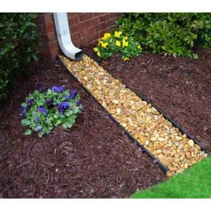 Gutter Downspout Diverter 38" Channel Guard Splash Block Divert Water Erosion - Picture 1 of 12