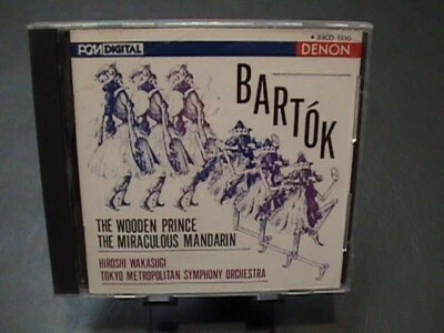 Bela Bartok Wooden Prince Miraculous Mandarin IMPORT CD Japan Hiroshi Wakasugi Foto 1 de 3