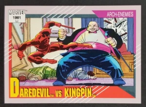 Daredevil vs Kingpin 1991 Arch Enemies Marvel Impel Card #126 (NM) - Bild 1 von 2
