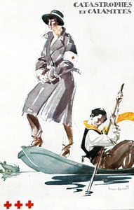 WWI Red Cross Propaganda Art Postcard - Picture 1 of 3