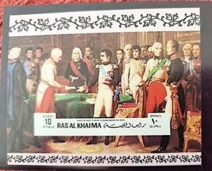 RAS AL KHAIMA Napoleon Michel N° L 95 B Napoléon reçoit à Erfurt le baron **MNH - Imagen 1 de 1