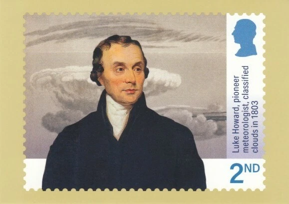 Tarjeta PHQ de GRAN BRETAÑA Luke Howard, meteorólogo pionero Foto 1 de 1