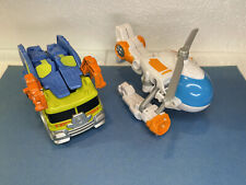 Hasbro Playskool TRANSFORMERS Rescue Bots Lot of 2 Figures Whirl & Salvage Rare