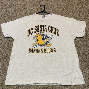 Vintage 1997 UC Santa Cruz Banana Slugs T-Shirt Pulp Fiction Travolta Herren XL 22”x 28 - Bild 1 von 9