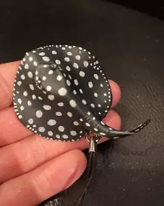 Kaiyodo Xingu River Ray Polka Dot Süßwasser Stachelrochen Fisch PVC Mini Figur Modell - Bild 1 von 5