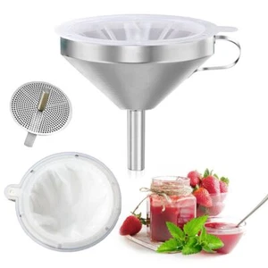 1pc Food Grade Thick Premium Filter Screen Filter Strainer Kitchen Tools Funnel - Picture 1 of 9