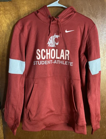 Washington State Scholar Student Athlete Jacket Nike DRI Hoodie Cougars College Cover