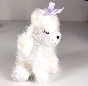 Ganz Poodle Plush Webkinz White Puppy Dog Stuffed Animal Toy No Code 8" - Picture 1 of 11