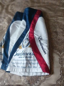 Mens BUDWEISER BEER Size 32 Swim Trunks Red White Blue - Picture 1 of 3