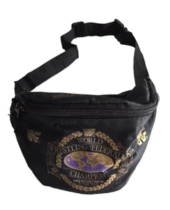 1990 WWF Youth Fanny Pack Bag World Wrestling Federation Champion Waste Belt - Picture 1 of 6