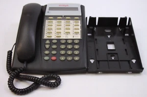 Avaya 18D Black Business Telephone With Stand & Handset Used 18D-003 - Picture 1 of 2
