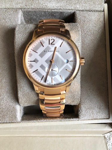 Orologio da polso Nuovo in scatola Burberry Rose G Classic BU10013 Vendita $1000