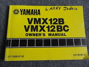 1990 1991 Yamaha VMX12B Owners Manual VMX 12 B & BC - Picture 1 of 1