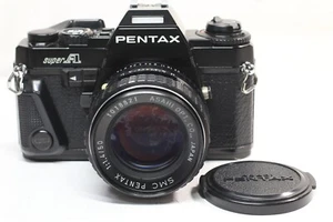 Pentax Super A 35mm Film Camera + SMC Pentax 50mm F/1.4 Lens From Japan - Picture 1 of 15