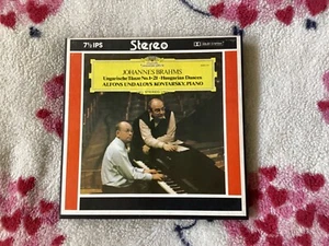 BRAHMS - HUNGARIAN DANCES FOR PIANO (4-HANDS) DOBLY 4 TRACK OPEN REEL @ 7-1/2ips - Picture 1 of 4