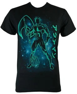 DC Comics Aquaman Color Burst & Japanese Herren Hemd - Bild 1 von 2