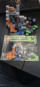 🔥LEGO Minecraft 21113 The Cave 100% Complete w/ Instructions & Minifigs No Box