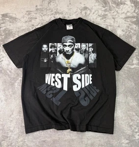 2Pac West Side Rap Tee (XL) Shaka Wear Heavyweight Vintage Style Hip Hop Graphic - Picture 1 of 6